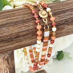Multicolor Bead Bracelet Set